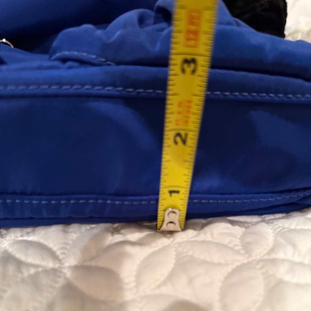 EUC MZ Wallace Vibrant Blue Crossbody Bag with Pouch - Picture 6 of 7